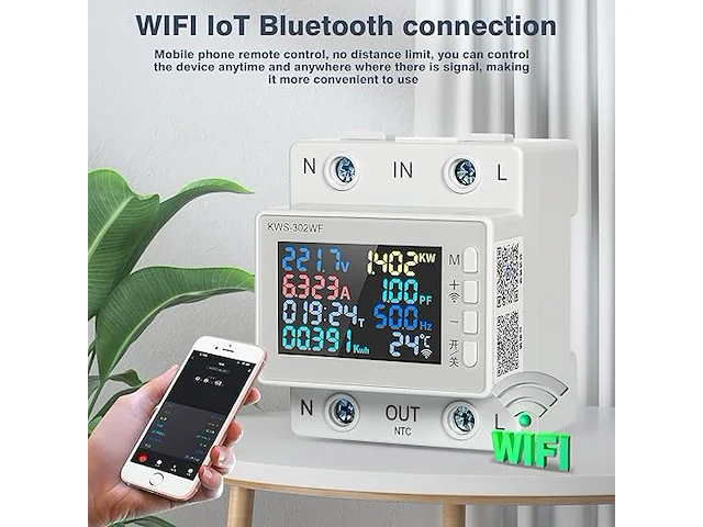 Wlan tuya smart meter - afbeelding 3 van  4