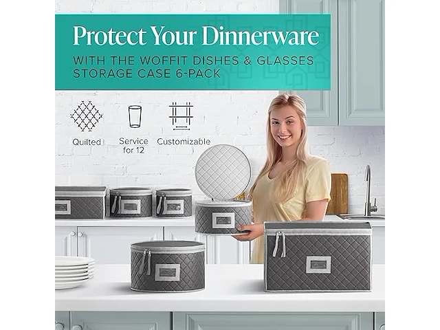 Woffit opbergset voor servies - afbeelding 3 van  4