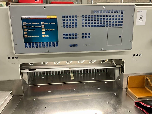 Wohlenberg 76 snijmachine - afbeelding 13 van  18
