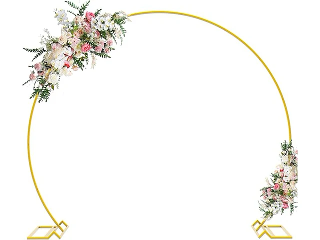 Wokceer 2,2 m gouden ballonnenboog - afbeelding 1 van  4