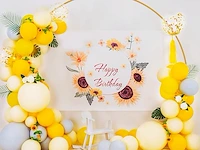 Wokceer 2,2 m gouden ballonnenboog - afbeelding 3 van  4