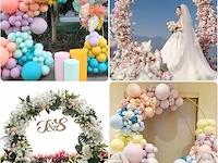 Wokceer 2,2 m gouden ballonnenboog - afbeelding 4 van  4