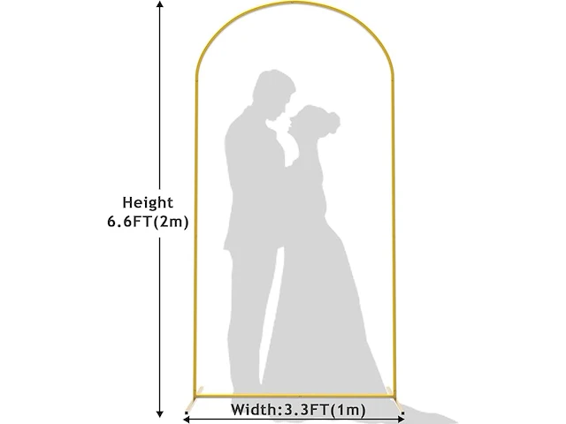 Wokceer 6.6 ft achtergrondstandaard - afbeelding 2 van  4