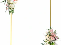 Wokceer 7.2 ft bruiloft boog achtergrond stand - afbeelding 1 van  3