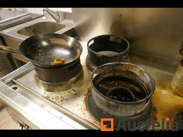 Wokfornuis in inox - afbeelding 2 van  5