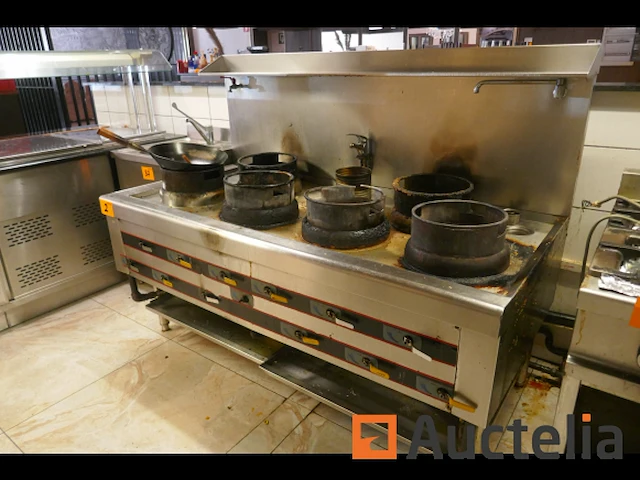Wokfornuis in inox - afbeelding 4 van  5