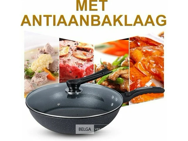 Wokpan 32cm - afbeelding 3 van  5