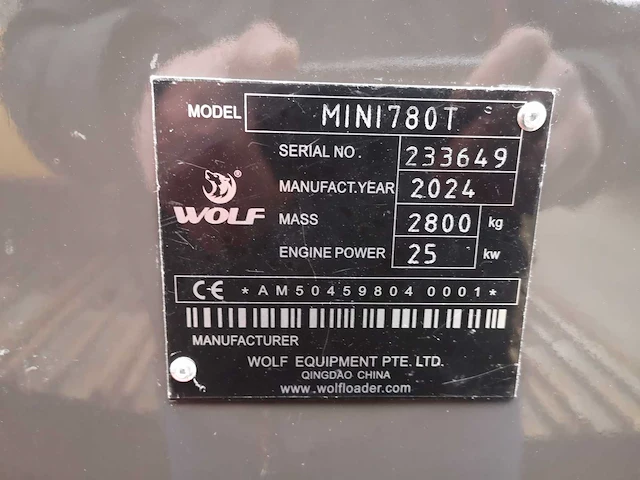 Wolf - mini780t - shovel - 2024 - afbeelding 51 van  55