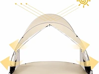 Wolfwise strandtent (beige) - afbeelding 2 van  6