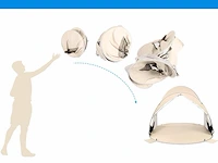 Wolfwise strandtent (beige) - afbeelding 4 van  6