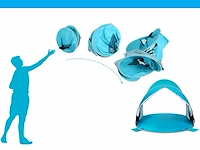 Wolfwise strandtent (blauw/grijs) - afbeelding 5 van  5