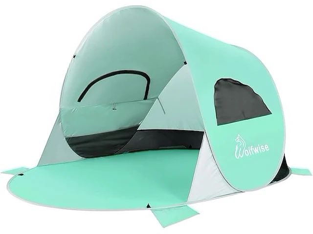 Wolfwise strandtent (muntgroen) - afbeelding 1 van  6