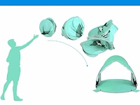 Wolfwise strandtent (muntgroen) - afbeelding 4 van  6