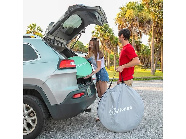 Wolfwise strandtent (muntgroen) - afbeelding 6 van  6