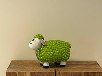 Wolschaap h30cm groen - afbeelding 2 van  2