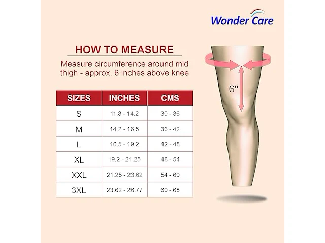 Wonder care knie brace - afbeelding 2 van  5