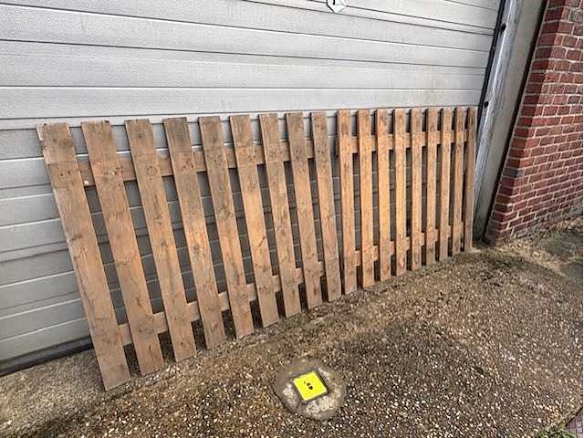Wooden garden fence (10x) - afbeelding 2 van  5