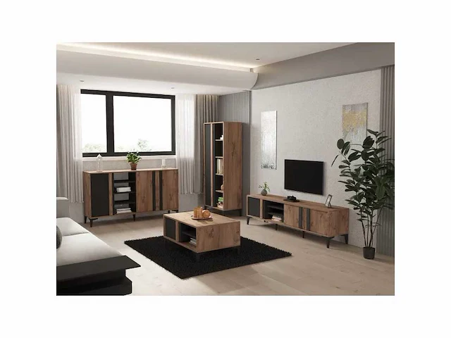 Woonkamer meubelset - atlantic pine & charcoal grey - afbeelding 1 van  11