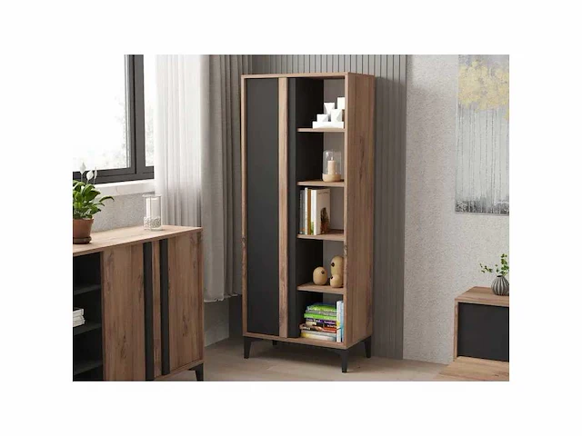 Woonkamer meubelset - atlantic pine & charcoal grey - afbeelding 6 van  11
