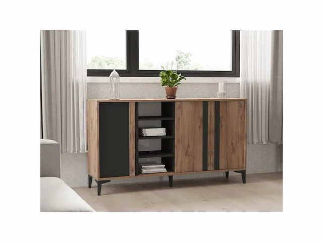 Woonkamer meubelset - atlantic pine & charcoal grey - afbeelding 8 van  11