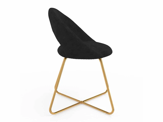 Woonstoelen - zwart fluweel (x6) - afbeelding 9 van  10