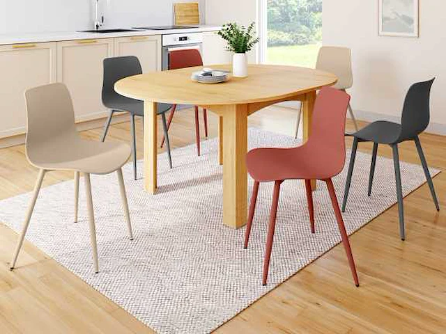 Woonstoelen (kleurenmix) - (x6) - afbeelding 1 van  8