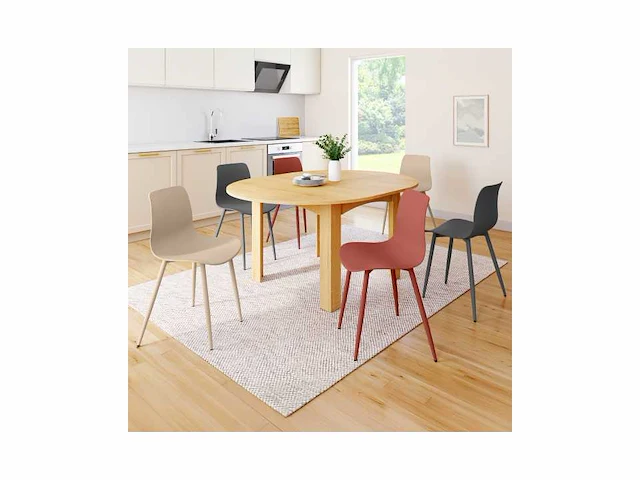 Woonstoelen (kleurenmix) - (x6) - afbeelding 3 van  8