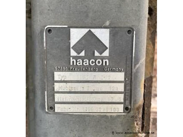 Woonwagen trailer met inhoud haacon, type 1030 r 017, fabr. nr. 1994 3216 103, zonder documenten - afbeelding 7 van  9
