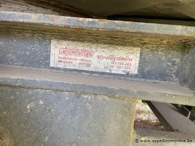 Woonwagen trailer met inhoud haacon, type 1030 r 017, fabr. nr. 1994 3216 103, zonder documenten - afbeelding 8 van  9