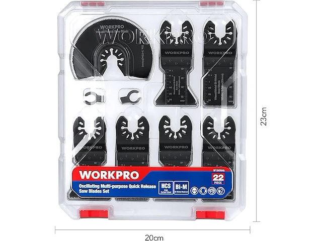Workpro multifunctionele gereedschapsschijven - afbeelding 6 van  7