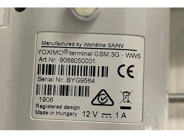 Worldline betaalterminal - afbeelding 2 van  3
