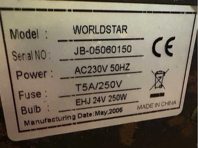 Worldstar - various light equipment - afbeelding 5 van  6