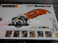 Worx handycut wx424 cirkelzaag in zijn koffer