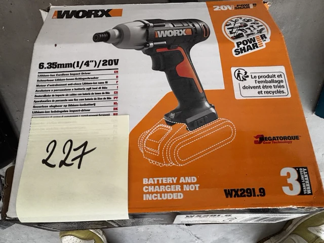 Worx snoerloze slagboor - afbeelding 1 van  4