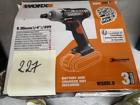 Worx snoerloze slagboor - afbeelding 1 van  4