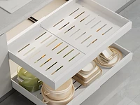 Wqu uittrekbare kastorganizer (zwart) - afbeelding 2 van  4