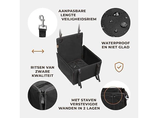 Wuglo hondenautostoel - afbeelding 4 van  4