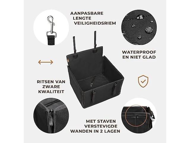 Wuglo hondenautostoel - afbeelding 3 van  3