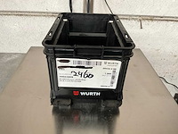 Würth 2.12 kg blindklinkmoer platbolkop m6 in stapelbare bak - afbeelding 1 van  5
