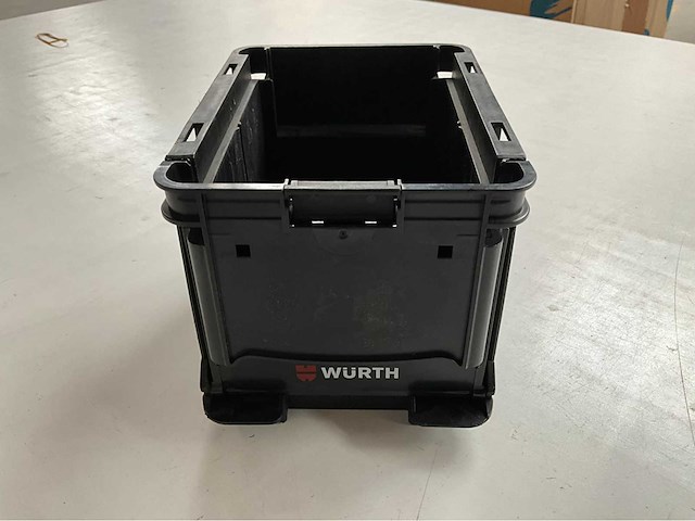 Würth 2.12 kg blindklinkmoer platbolkop m6 in stapelbare bak - afbeelding 4 van  5