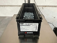 Würth 4.33 kg zeskant schroef met flens m6 x 20 in stapelbare bak