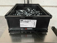 Würth 4.37 kg buis- en bevestigingsklem in stapelbare bak - afbeelding 1 van  6