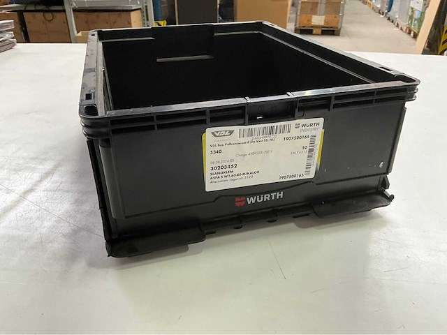 Würth 4.37 kg buis- en bevestigingsklem in stapelbare bak - afbeelding 6 van  6