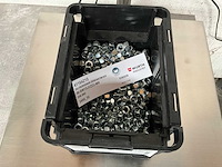 Würth 4.46 kg zelfborgende zeskantmoer m8 in stapelbare bak - afbeelding 2 van  5
