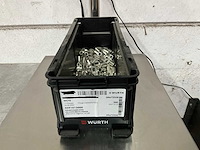 Würth 5.17 kg krimp-kabeloog m8x35,0 in stapelbare bak - afbeelding 1 van  5