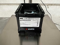 Würth 7.12 kg profiel glijmoeren en glijblok in stapelbare bak - afbeelding 1 van  5