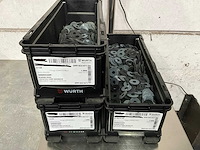 Würth 8,09 kg rubberring zelfklevend aan 1 zijde in 3 stapelbare bakken - afbeelding 1 van  5