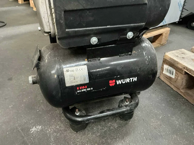 Würth k-210-2 zuiger luchtcompressor - afbeelding 5 van  9