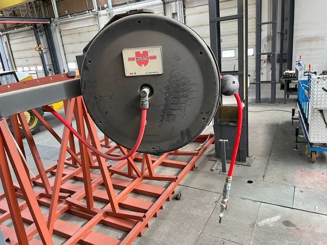 Würth persluchtslang in muurhaspel - afbeelding 1 van  3