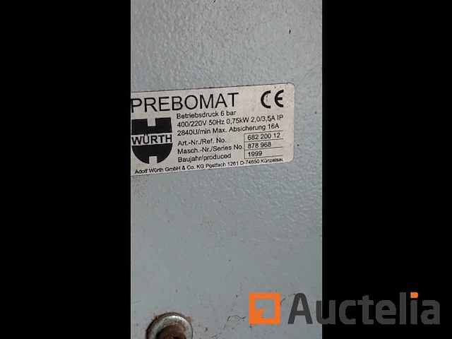 Wurth prebomat variabel boormachine - afbeelding 9 van  14